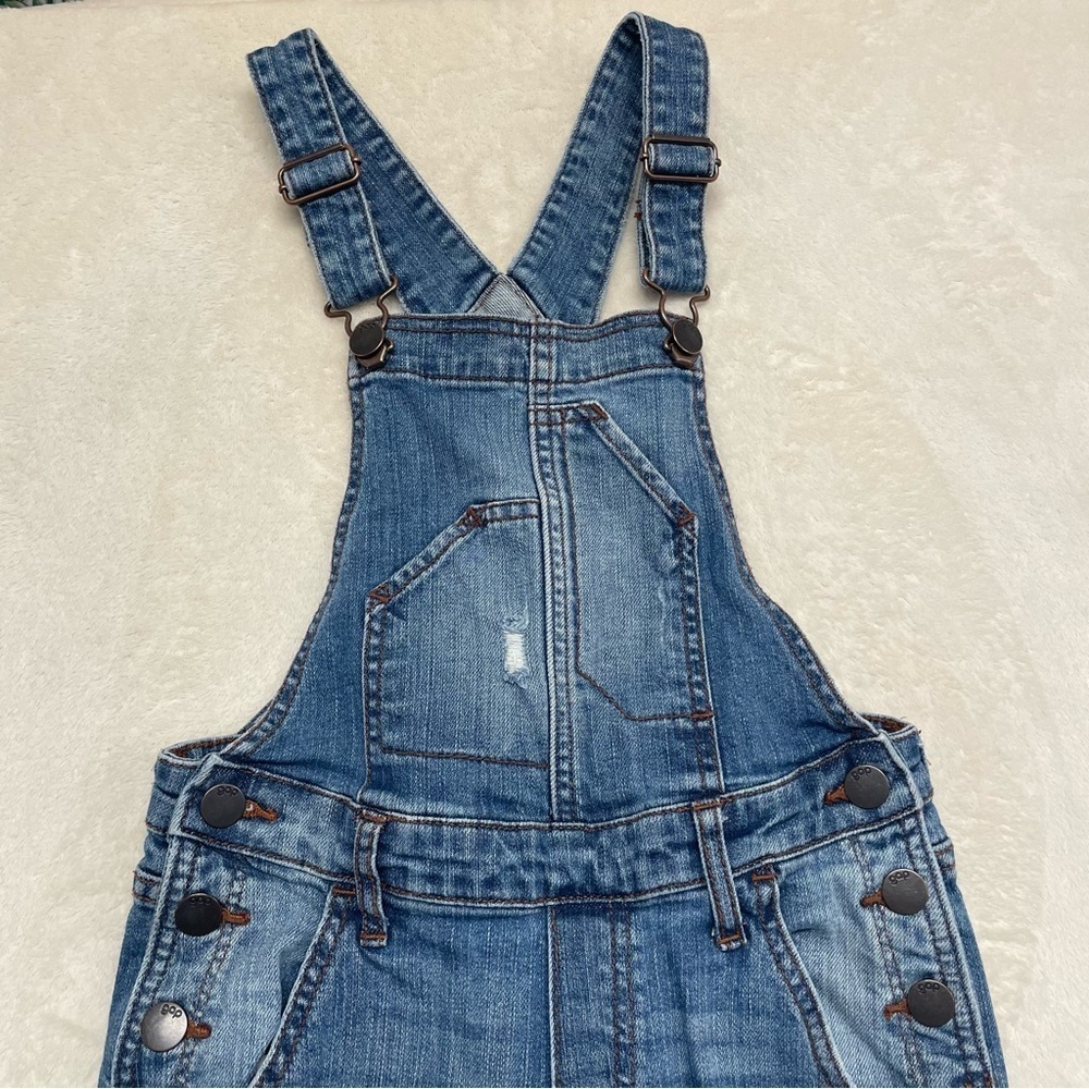 Gap kids girls overalls size medium cute distressing - Picture 8 of 10